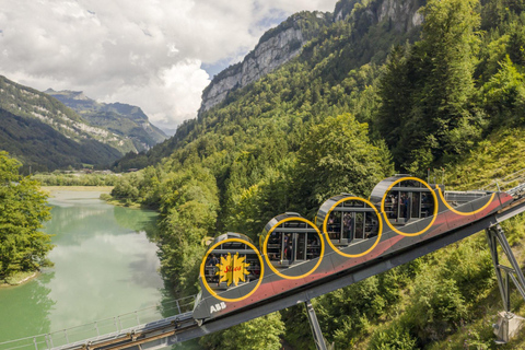 Luzern: Ausflug steilste Bahn der Welt / Aussichtspunkt Fronalpstock Stoos