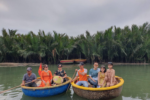 Hoi An : Cam Thanh Basket Boat Riding W Two-way Transfers