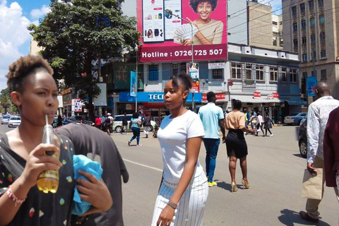 Passeio guiado a pé pela cidade de Nairóbi