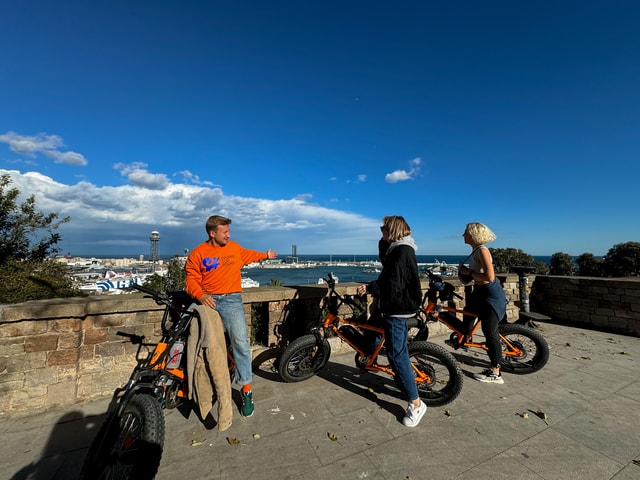 Barcelona Montjuic E-Bike Tour! The best Top-25 attractions!