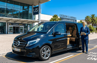 Lissabon: Privater Transfer zwischen Flughafen LIS und Stadtzentrum