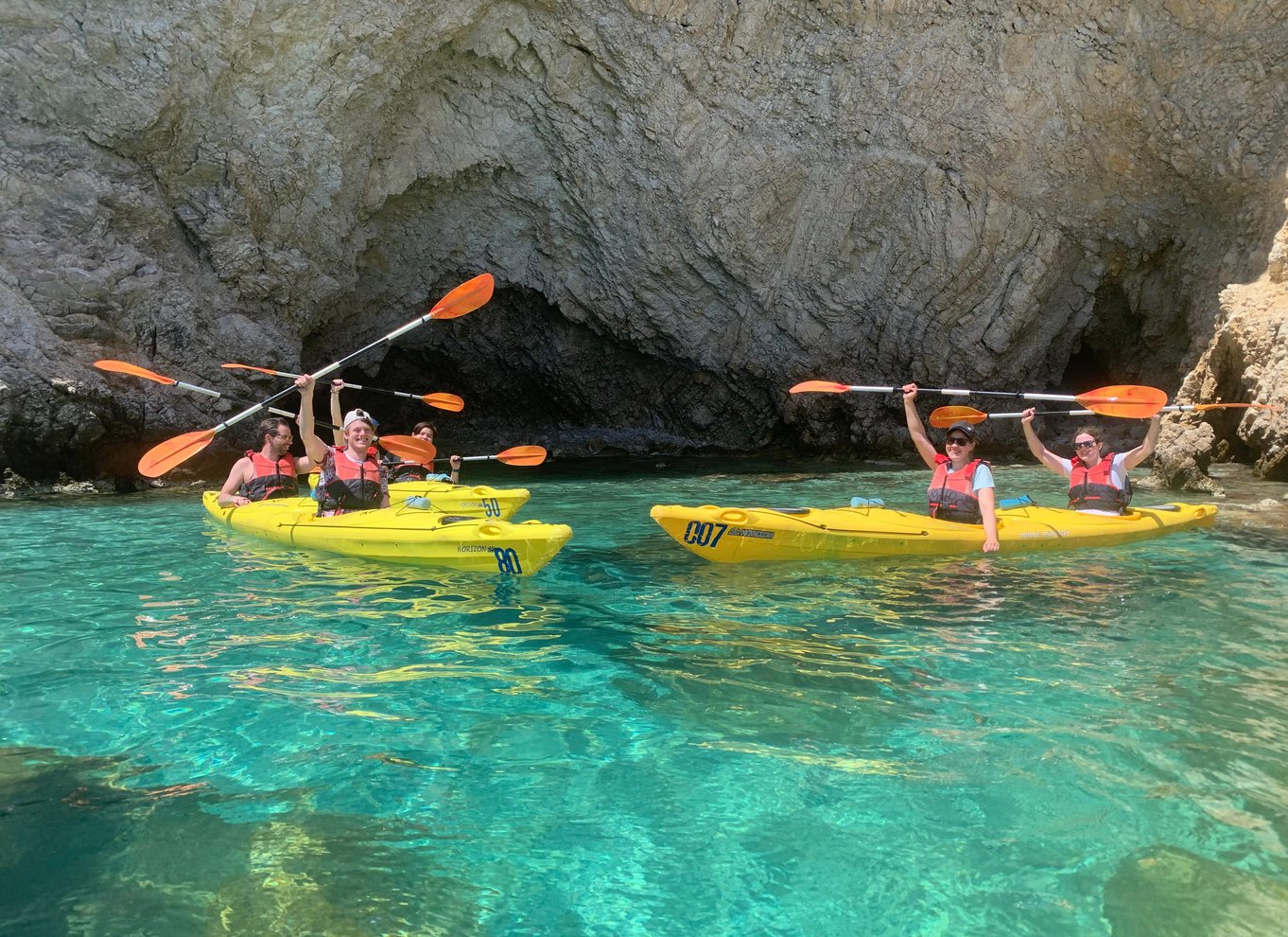 Havkajak på Rhodos "I piraternes fodspor"