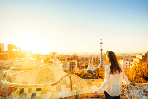 Barcelona: Park Güell Guided Tour with Fast-Track Ticket Park Güell Guided Tour in English