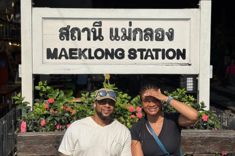 Bangkok: Iconic Floating Markets and Train Market Tour