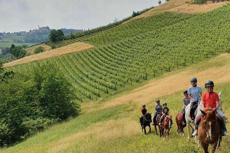 Monferrato: Horseback Riding in Nature with Lunch at a Farmhouse