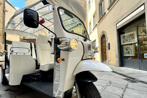 Florence: City + Michelangelo Tour by Eco TukTuk & Golf Car Florence: Electric Tuk-Tuk or Golf Cart City Tour