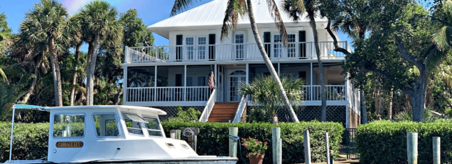 Punta Gorda : sortie en bateau à Cabbage Key et ses plages.