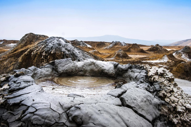 Au départ de Bakou : Visite de l&#039;art rupestre et des volcans de boue de Gobustan