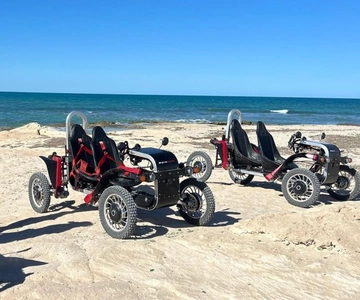 Djerba: Swin Car Eco-Adventure with Hotel Pickup