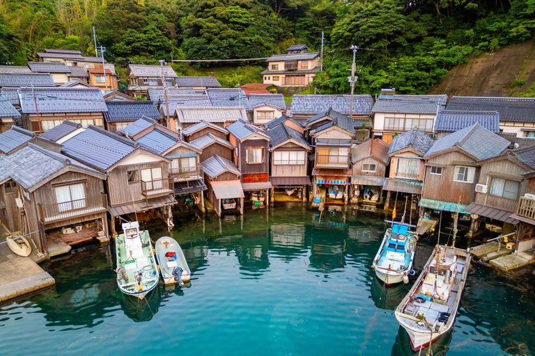 Osaka : Kyoto en bord de mer avec Amanohashidate et Ine no FunayaExcursion en groupe à Kyoto By The Sea, rendez-vous à Tsurutontan Soemoncho