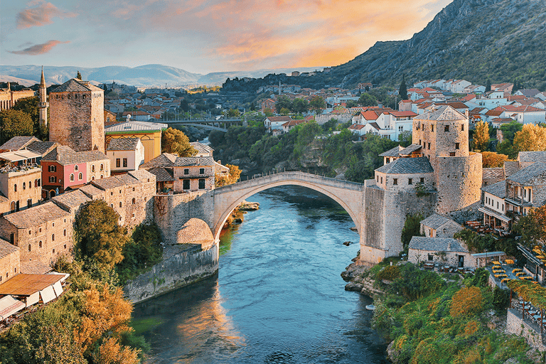 From Sarajevo: Mostar, Blagaj, Konjic & Kravica Waterfalls Private Tour with Flexible itinerary
