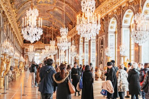 Fra Paris: Billett for full adgang til Versailles slott og hagene