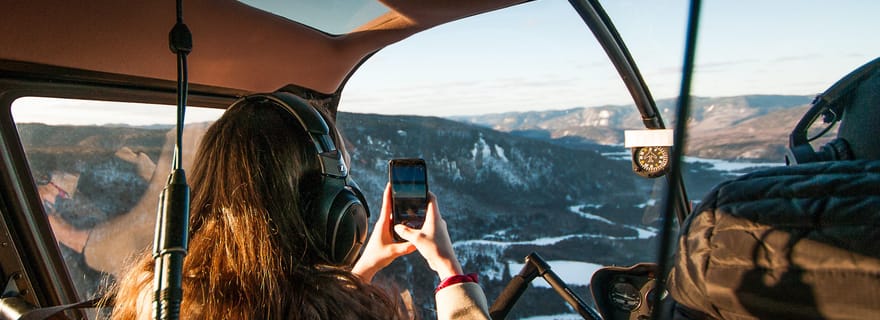 Attitude-Hélicoptère : Visite de la ville de Québec en hélicoptère