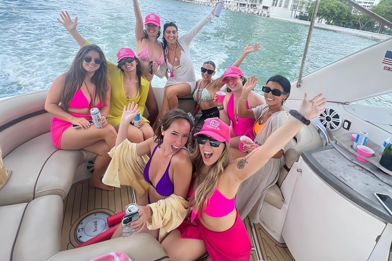 Miami Beach : Croisière en yacht pour l'observation des dauphins avec arrêt baignade
