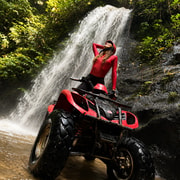 Ubud Bali: Kuber ATV Quad Bike with Long Tunnel & Waterfalls Ubud Bali: Kuber ATV Quad Bike with Long Tunnel & Waterfalls