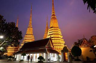 Bangkok: Grand Palace, Wat Arun und Wat Pho Abendtour