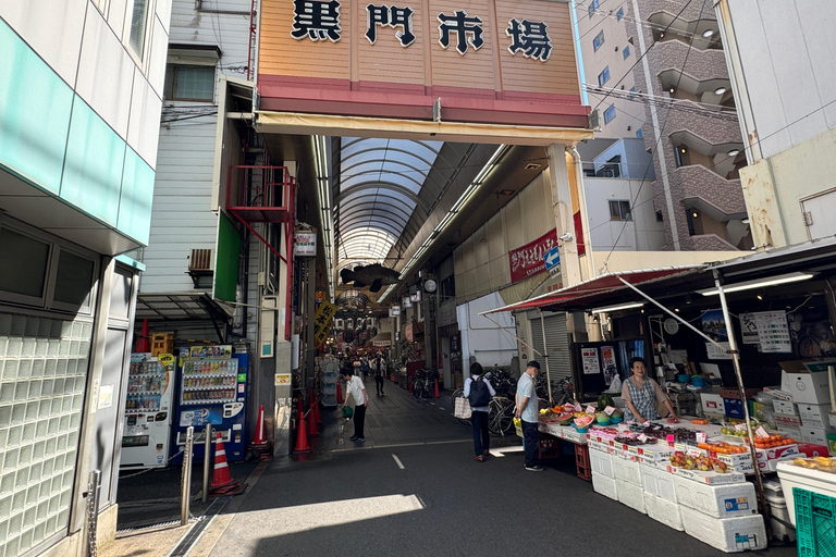 Osaka: Lokal matmarknad, Kuromon Ichiba 1 timmes guidad turOsaka - en timme Matupplevelse på Kuromon-marknaden på 1 timme