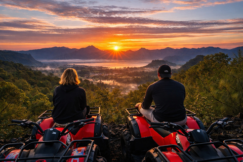 Bali: Mount Batur Sunrise ATV Quad Bike with Breakfast Tandem Ride ATV Sunrise with Round Transfer