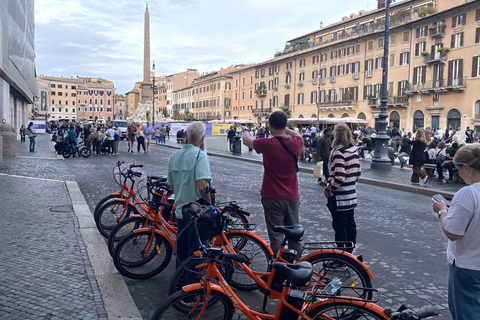 Roma: tour guiado en bici o bici eléctrica con guía localOpción de bicicleta