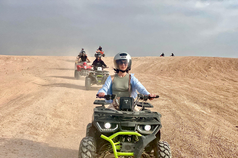 Marrakesch:Erkunde die Wüste Agafay Kamel&Quad mit Abendessen&Show