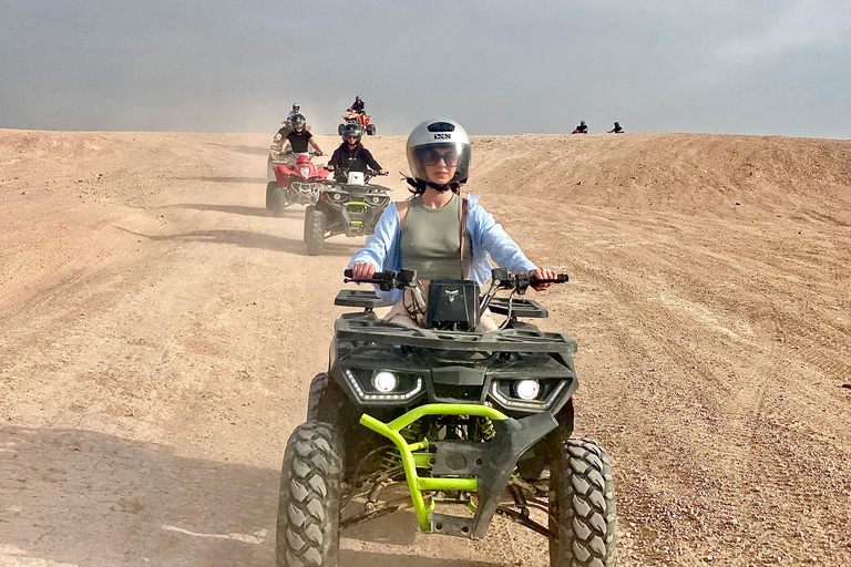 Marrakesch:Erkunde die Wüste Agafay Kamel&Quad mit Abendessen&Show