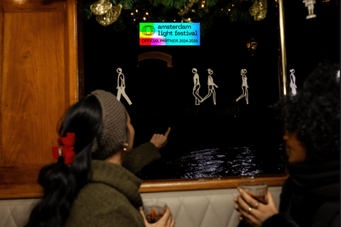 Amsterdam: Official Light Festival Cruise unl. Drinks&amp;SnacksCruise without Drinks &amp; Snacks from Central Station