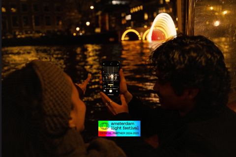 Amsterdam: Official Light Festival Cruise unl. Drinks&amp;SnacksCruise without Drinks &amp; Snacks from Central Station