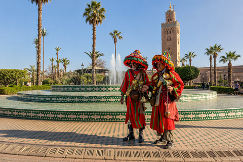 Marrakech: Bahia Palace, Madrassa Ben Youssef and Souks Tour Shared Group Walking Tour in English From the Meeting Point