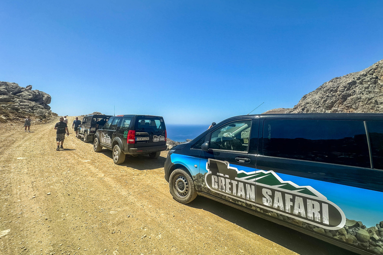 Rethymno: Full-Day Land Rover Safari to Preveli Pickup from Kavros
