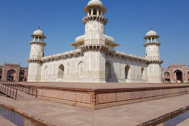 From Delhi: Private Taj Mahal & Agra Day Trip by Fast Train Private Live Tour Guide Only