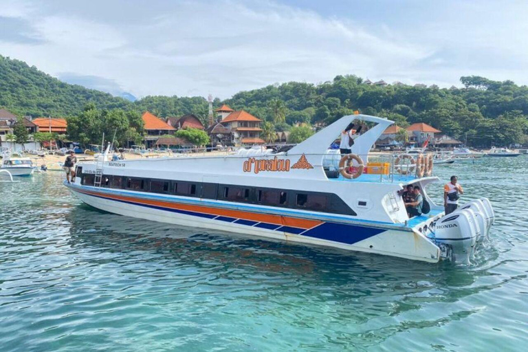 Bali : Transfert en bateau rapide vers/depuis Gili Air, Trawangan, LombokDe Gili Trawangan à Padang Bai Bali