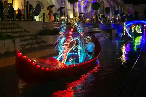 The Land of Legends Night Show & Shopping Avenue
