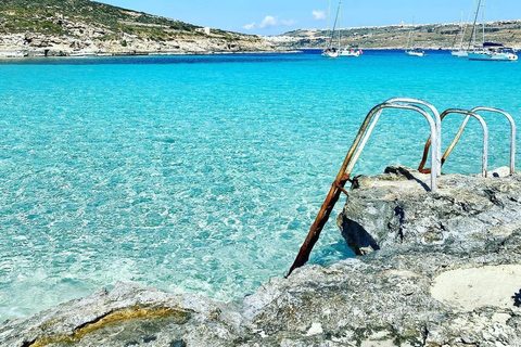 Blue & Crystal Lagoons of Comino & Gozo – Sea Caves Cruise Sunset Tour Experience