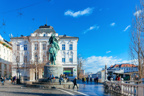 Ljubljana: Expresswandeling met een local in 60 minuten