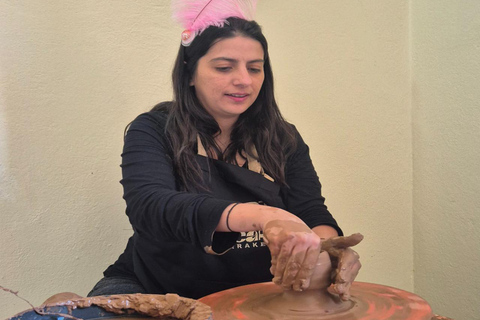 Marrakech: Moroccan Pottery & Wheel Turning Workshop w/ Tea