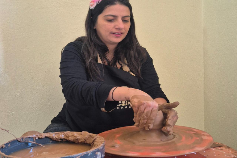 Marrakech: Moroccan Pottery & Wheel Turning Workshop w/ Tea
