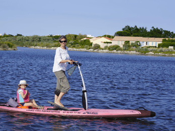 Gruissan: aquastepper rental (a mix of paddleboarding and stepper)