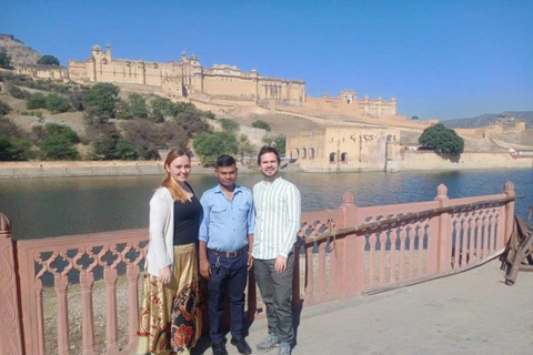 Desde Delhi : Excursión privada nocturna a Jaipur con trasladoExcursión con hotel de 5 estrellas