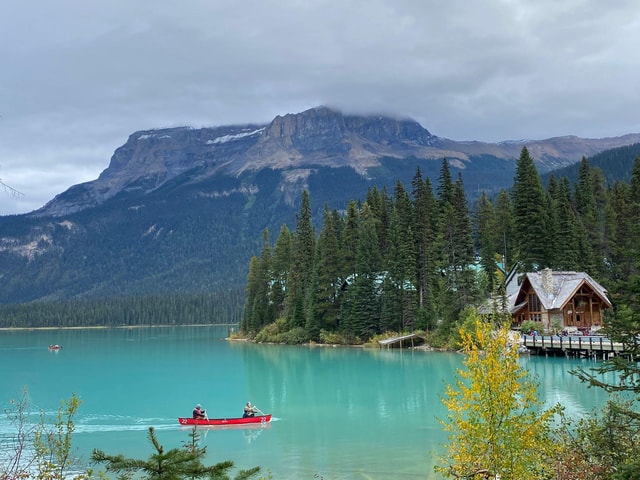 Lake Louise, Emerald Lake and Banff Town from Calgary