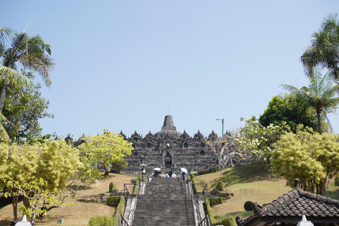 Yogyakarta: Borobudur sunrise,guarantee climb-up& Prambanan Borobudur Sunrise sharing Tour Without Ticket