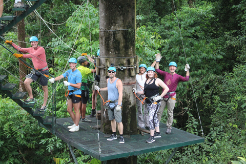 Manuel Antonio: Canopy Tour com tirolesas e pontes suspensas