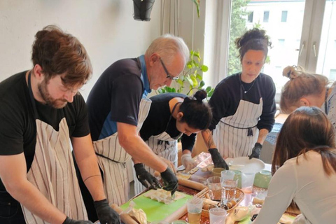 Atelier de cuisine sicilienne à Berlin avec boissons à volontéMenu poisson Berlin