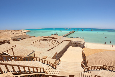 Hurghada: Orange &amp; Giftun eiland cruise met massage &amp; lunchVan Hurghada