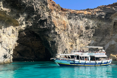 Malta: Comino, Gozo, Blue & Crystal Lagoon, and Caves Cruise Blue & Crystal Lagoon, Gozo & Caves - Trip B