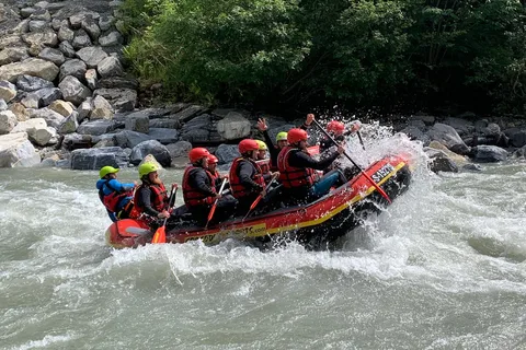 Stegenwald bij Werfen: Sportief raften op de Salzach