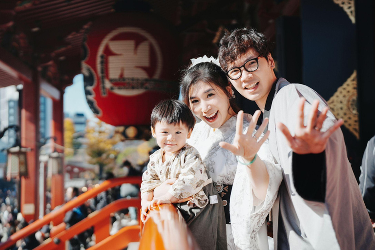 Tokyo: Asakusa Kimono Photoshoot & Walking Tour