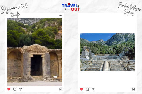 Hammamet: Takrouna, Jradou, Zriba, Water Temple Private Tour Private Minivan for Groups up to 6 with Driver-Host