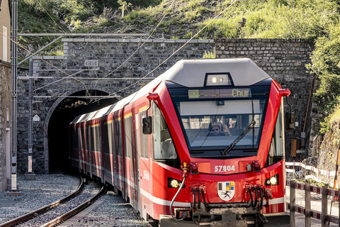UNESCO Rhaetian Railway: Viaduct, Train Museum, St. Moritz Group of 8 Excluding Train Tickets