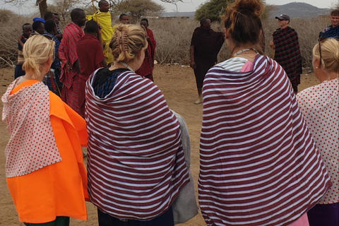 Maasai Boma Kulturerlebnis mit Mittagessen & GetränkenMaasai Boma-Abenteuer