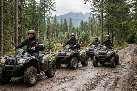 Krakow: Zakopane Quads, Bonfire Dining & Hot Springs Escape Zakopane Quads, Bonfire & Hot Springs — With Hotel Pickup